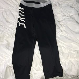 Nike leggings black white grey